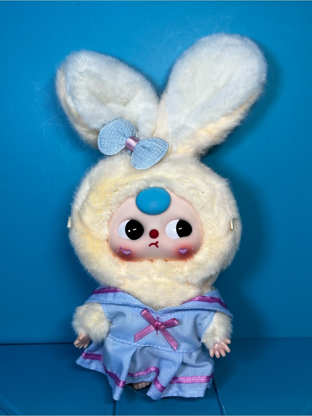 Baby Three Macaron Cute Bunny Series - Light Yellow Rabbit Plush